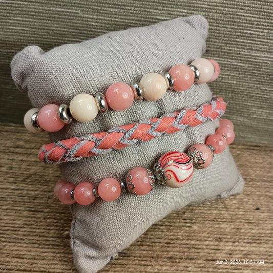 3 bracelet stack
