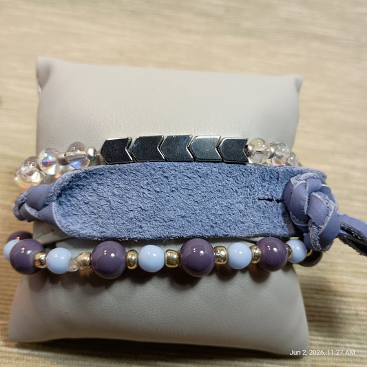 3 bracelet stacks