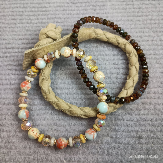 3 bracelet stack
