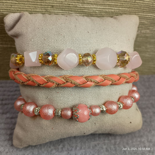 3 bracelet stacks